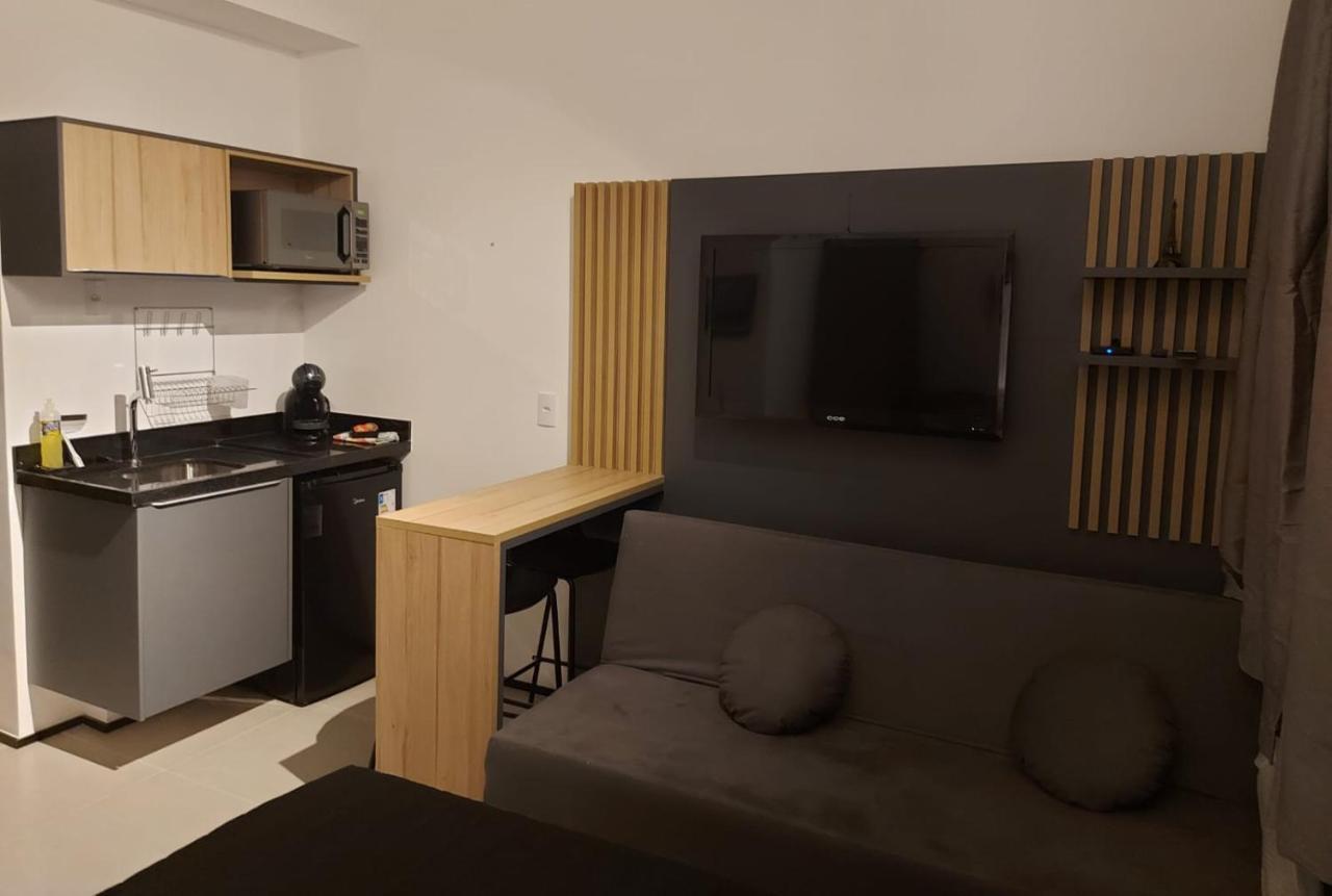 Flat / Studio Allianz Parque Сан-Пауло Экстерьер фото